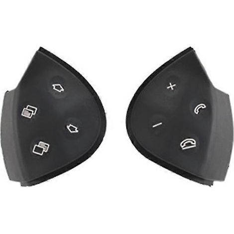 Cache-boutons de commande de changement de vitesse au volant pour Mercedes Classe E W211 E320 E350 E550 (2003-2006) - Noir-AquaForge