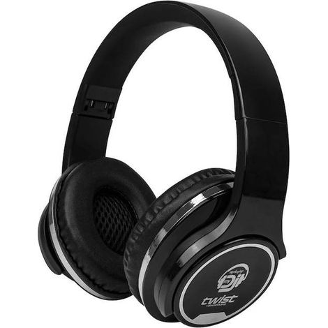 Casque Bluetooth - TWIST - Noir - Enceinte intégrée - Design moderne - Confort optimal