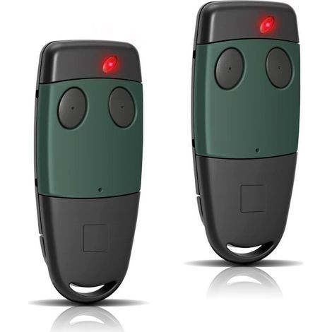 Lot de 2 Remplacement pour telecommande Cardin s449-QZ2, 433,92 MHz 2 Canaux, Pré-codée pour Cardin TXQ449100 TXQ449200(Cod. TXC4492P0 Remplace Le modèle TXQ4492P0) (1/5)
