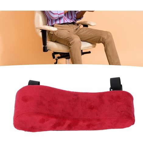 Taft accoudoirs ergonomiques, coussinets de bras en mousse à mémoire épaisse, couvercles de coussin de repos du bras et soulager la pression, coussin de support du coude (Burgundy) (1/5)