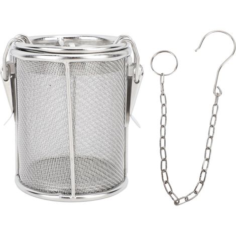 Passoire à Épices en Acier Inoxydable avec Crochet Chaîne et Maillage Fin pour Cuisine (1/5)
