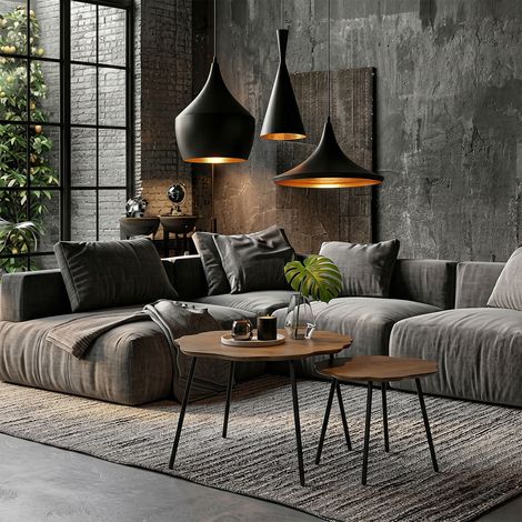 Table D'Appoint Gigogne - HOME DECO FACTORY - Forest - Chaleureuse - Marron (1/5)