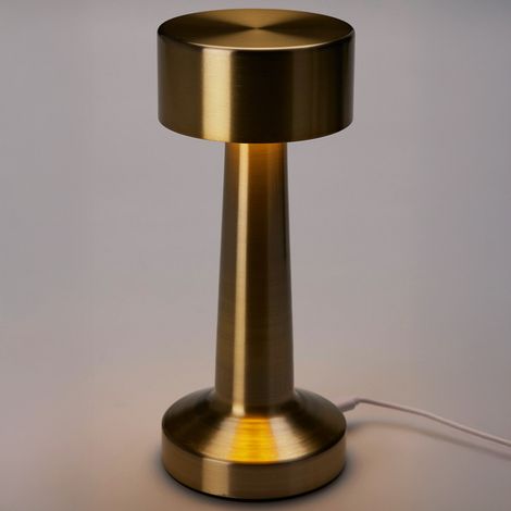LED-Tischleuchte 8x21 cm Gold