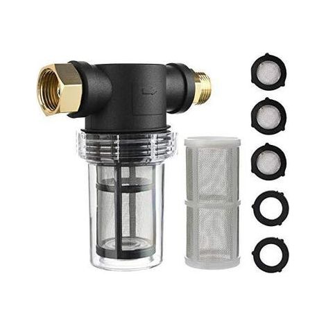 Filtro per pompa, filtro per tubo di ingresso acqua idropulitrice, filtro per rubinetto a rete metallica (1/4)