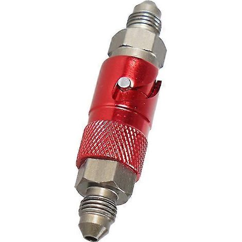 Adaptateur de raccord rapide pour liquide de frein An3, adaptateur de tuyau de frein, accessoire moto en aluminium E8bc--Rouge-B (1/5)