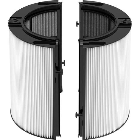 Filtros de repuesto para purificadores de aire Dyson TP06/09/10 HP06/09/10/12PH02/04/05/Gen1, incluyendo un filtro H13 2 en 1 y un filtro de carbón activado. (1/4)
