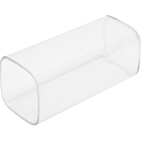 Tasse carrée de 250 ml, réutilisable et innovante, pour thé, jus et café. Accessoire de cuisine transparent. (1/5)