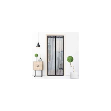 – Moustiquaire magnétique pour porte 90 × 220cm – Maille anti-insectes avec installation rapide – Aimants puissants et ruban adhésif résistant