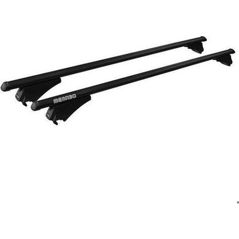 Barres de toit Menabo Tiger Black XL pour Audi Q8 (4M) 2018+ (1/5)