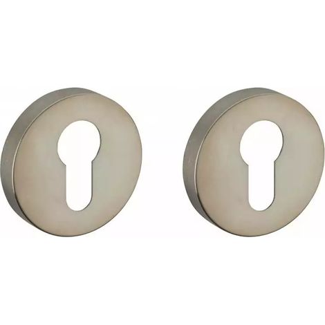 Paire de rosaces inox 304 cylindre (1/2)