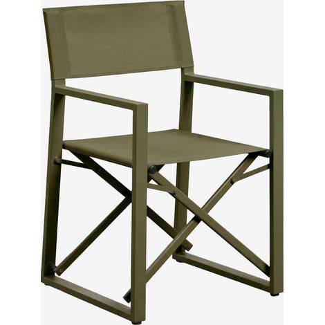 Silla de director plegable de jardín en acero Antoliana SKLUM        (1/5)