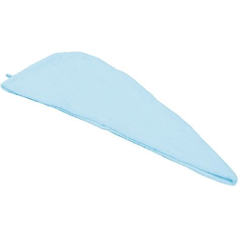 Turbante da bagno in tessuto blu