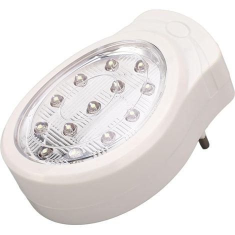 Lumière de Secours LED Rechargeable, 2 Vitesses, économie d'énergie, AC110-240V 2W, Lumière de Secours pour Salon (Prise UE)
