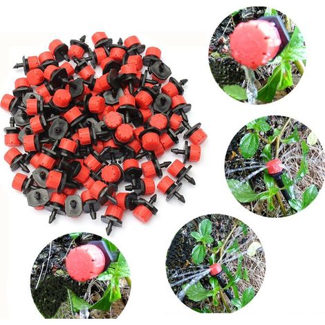 têtes d'arrosage réglables kit de système d'irrigation goutte à buses pulvérisation (1/5)