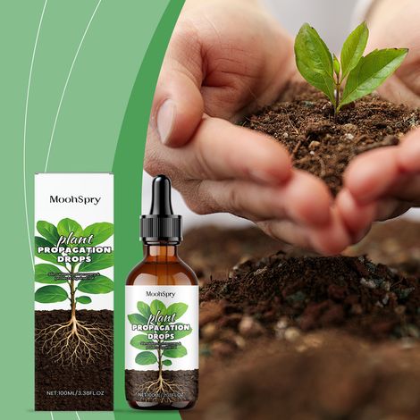 Gouttes d'engrais liquide pour plantes d'intérieur, format portable, pour les hydrater et les nourrir – 100 ml (1/5)