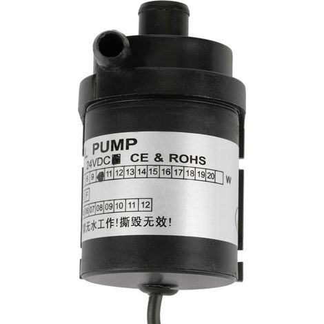 24V 10W bürstenlose Wasserpumpe, hochtemperaturbeständig, geräuscharm, effiziente Zirkulation