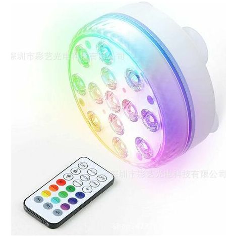 Lumière LED sous-marine 7 couleurs pour spa – Compatible avec Lay-Z-Spa – Installation facile sans outils – Ambiance personnalisable – Mowze