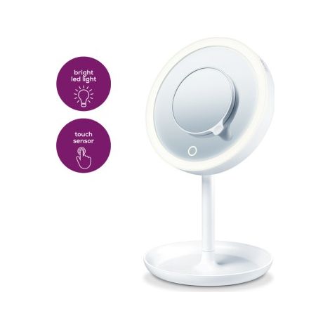 Specchio cosmetico Beurer BS 45 bianco illuminato LED (1/5)