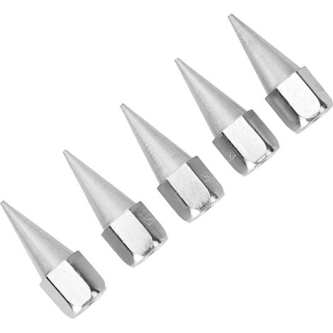 Lot de 5 embouts de graisse de rechange en métal pour pistolet à graisse et accessoires de lubrification (1/5)