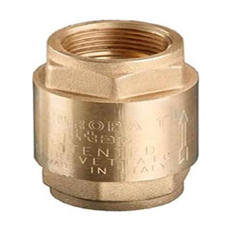 Clapet anti-retour Europe gr 1/2" - 25 bar Art.100 anti-retour en laiton