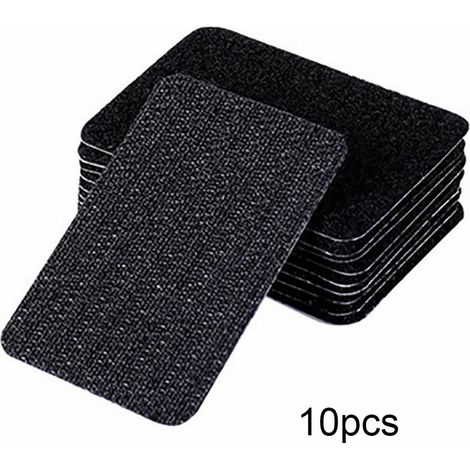 Gripper Pour Tapis - Antidérapant 4 x 6 cm - Pour Sol Dur Bois Massif Carrelage Verre Métal - Réutilisable - 10 Pièces (1/4)