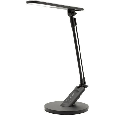 Flexo Lampe Klasse 7w 3000-4500-6000k schwarz 595lm usb timer,touch,int.reg,40x19x32,5cm (1/2)