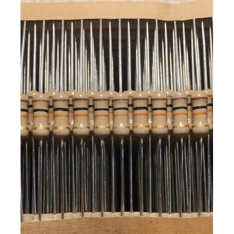 Amp CFR100J10K - 10 x Through-hole resistors 10k 1W ±5% Axial 500V - CFR Series