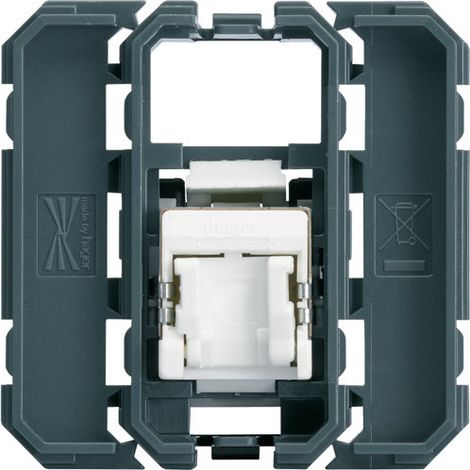 Prise RJ45 cat.6 FTP - Gallery - WXF224 - Hager (1/6)