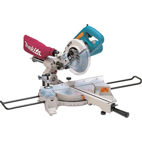 Makita – Scie à onglet 1010W – Diamètre disque 190mm – Profondeur de coupe 65mm – Pour bois dur – Technologie XPT – LS0714LN (1/5)