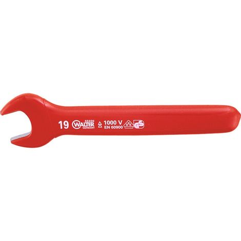 WALTER Einmaulschlüssel vollisoliert, Schlüsselweite: 17 mm