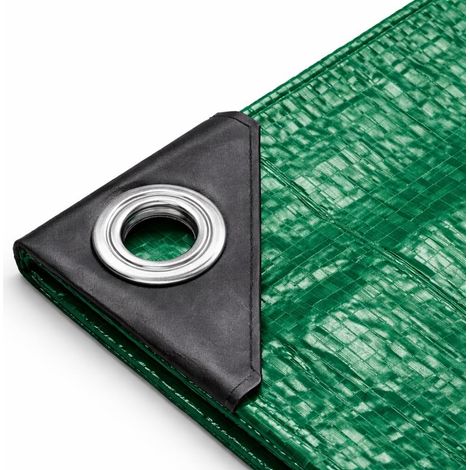 1 Bâche 3x5 M 200 G/M² Œillets Renforcés Résistante UV Jardin Chantier Camping