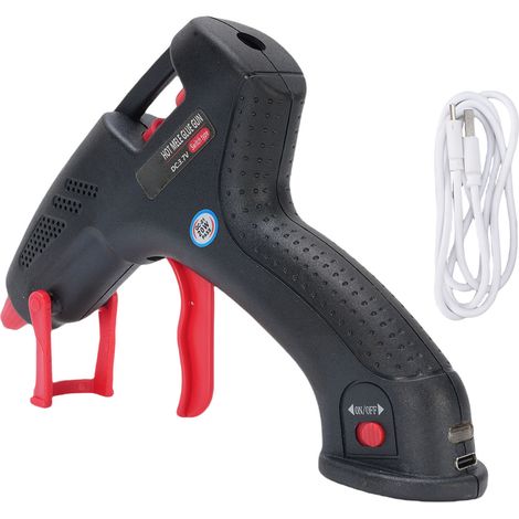 Pistolet à colle chaude sans fil 20W, outil de chauffage rapide pour les projets de réparation à domicile, batterie Rechargeable, charge de Type C (1/5)