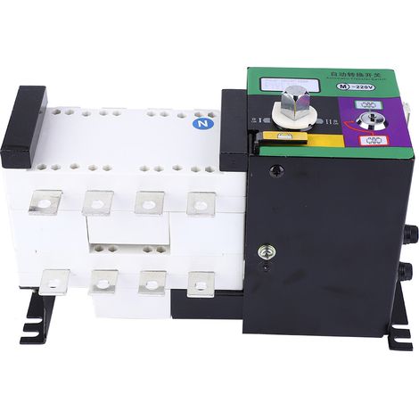Commutateur de transfert automatique à double puissance, isolation du commutateur 160A/4P pour la conversion de deux équipements de chargement, sécurité (1/5)