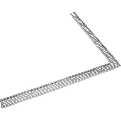 Designrost TECEdrainline "basic" für Winkelrinne 90 Grad, 1000mm, (1/2)
