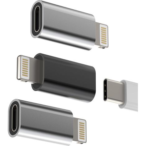 Adaptateur De Charge USB C Femelle À Lightning Mâle(3pack) type-c Câble Jack Pour iPad Chargeur Adaptateur Type C Convertisseur De Voiture Accessoires tp-to-L (1/5)