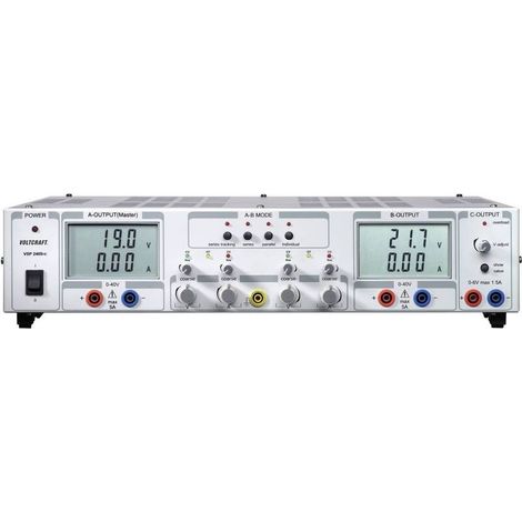 [NEUWERTIG] B-Ware VOLTCRAFT VSP 2405 Labornetzgerät 3 Ausgänge 0.1-40 V/DC 5 A Schaltnetzteil (1/2)
