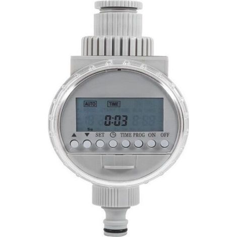 Timer per irrigazione solare senza fili, batteria integrata, impermeabile IP65, per giardino e orto, 1 canale, durata della batteria di 6 mesi