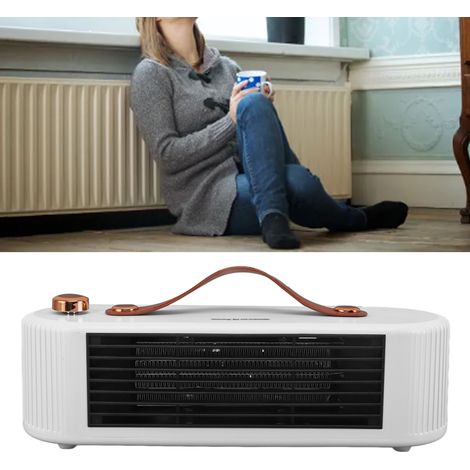 Petit radiateur électrique pour la maison, le salon et la chambre, chauffage rapide, économie d'énergie, chauffage PTC, radiateur électrique de bureau multifonctionnel, norme européenne 110-220 V (1/5)