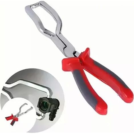 Universelle Kraftstoffschlauch-Trennzange, ergonomisch, aus Stahl, flexible Klemme, rot (1/5)