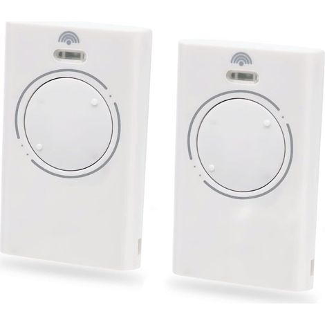 telecomandi per porta da garage a 868 MHz, telecomando a 2 canali per cancello compatibile con XT2 868 SLH LR, XT2 868 SLH (bianco) (1/5)