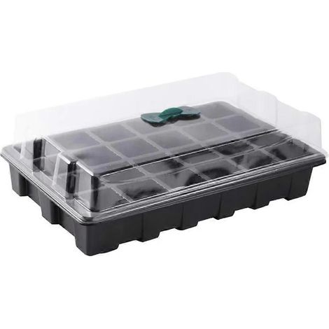 24 Cells plateau de semis Germination Box pour jardin serre Planting Box pour fleur Vegetable graines (1/5)