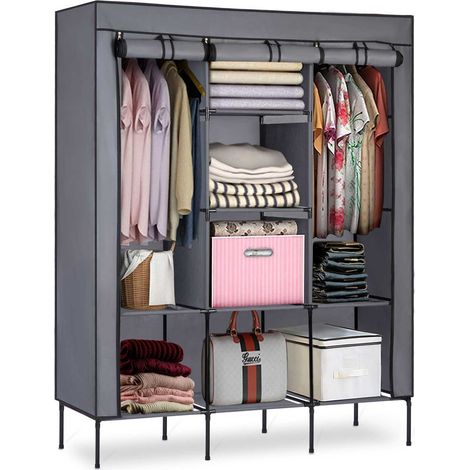 Massido Textilgarderobe – Graphit