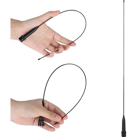 Talkie-Walkie Double Bande 144/430MHz avec Connecteur BNC et Antenne Souple, 10W UV (1/5)