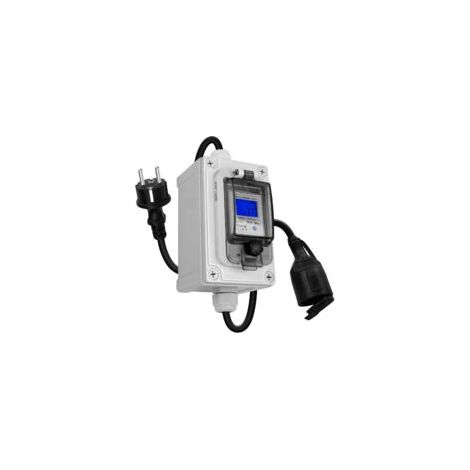 Mobiles digitales Strommessgerät 60 A 230 V – IP67 wasserdicht – Fehlerspeicher – CEE Schuko-Steckdose – Energieverbrauchsüberwachung