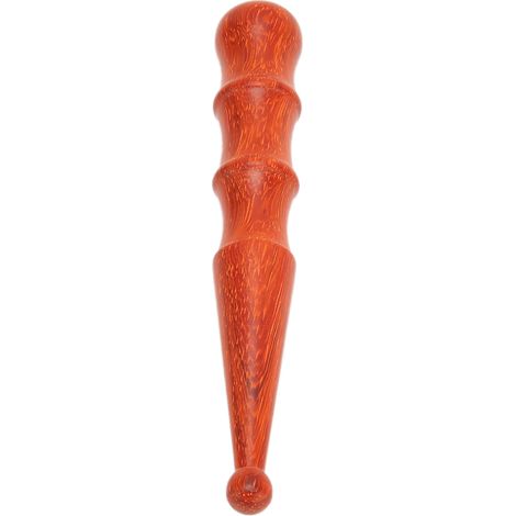 Bâton de massage bois pieds mains, outil traditionnel réflexologie corporelle, rouleau manuel pour détente musculaire, kit soin bien-être, naturel. (1/5)