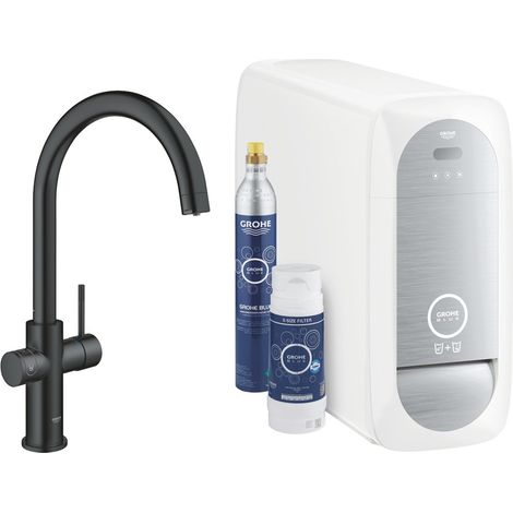 Grohe Blue Home Starter kit caño en C Black, 31455KS1 (1/3)