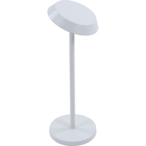 Elegante LED-Tischleuchte, USB-aufladbar, Augenschutz IP54, ergonomische Leselampe für das Wohnzimmer, weiß (1/5)