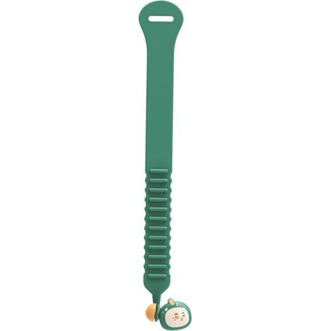 Rehausseur de siège de toilette en silicone, motif dessin animé créatif, anti-salissures, outil de levage pour toilettes et salle de bain. (1/5)