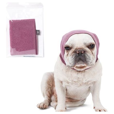 Cache-oreilles pour chien pour soulager l'anxiété, capuche apaisante pour le toilettage et le séchage du bain, protection d'oreille pour chats et chiens (taille M)