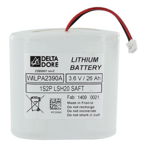 DELTA DORE - 6416222 Blocco batteria per sirene di allarme Tyxal+ - Delta Dore